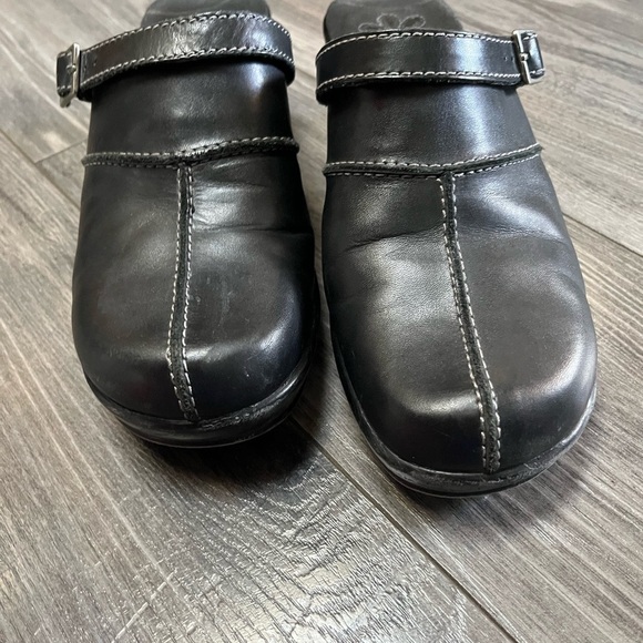 Dr Scholls Dance On Black Brenna Clog Comfort Platform Gel Pac Insole coquette 9 - Picture 2 of 10